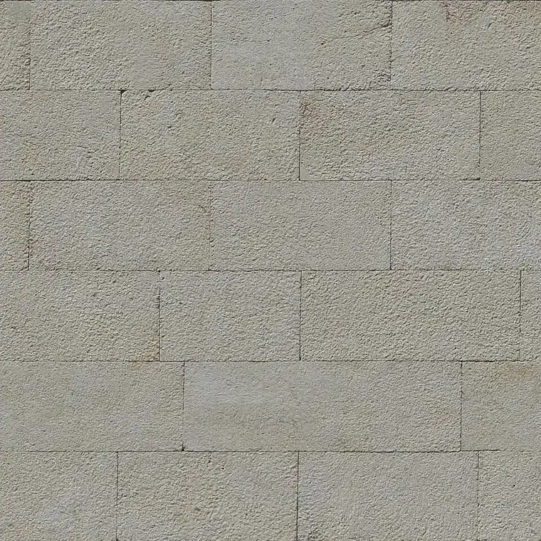 Cream sandstone blocks with a textured finish